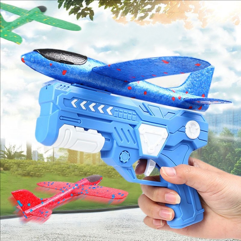 Catapult Launcher Toy - Светящийся LED-пистолет-катапульта для запуска самолетов из