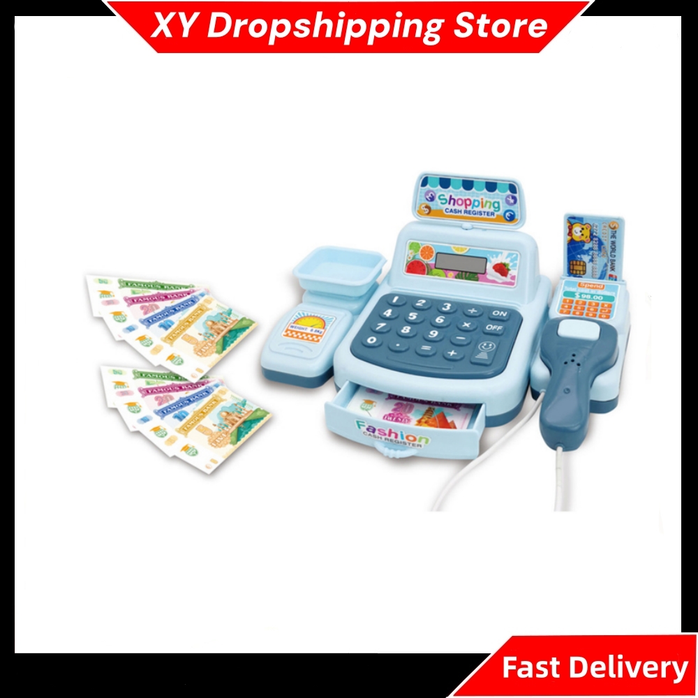 Игровой набор «Касса» для супе – обзор и цена Toy Cash Register