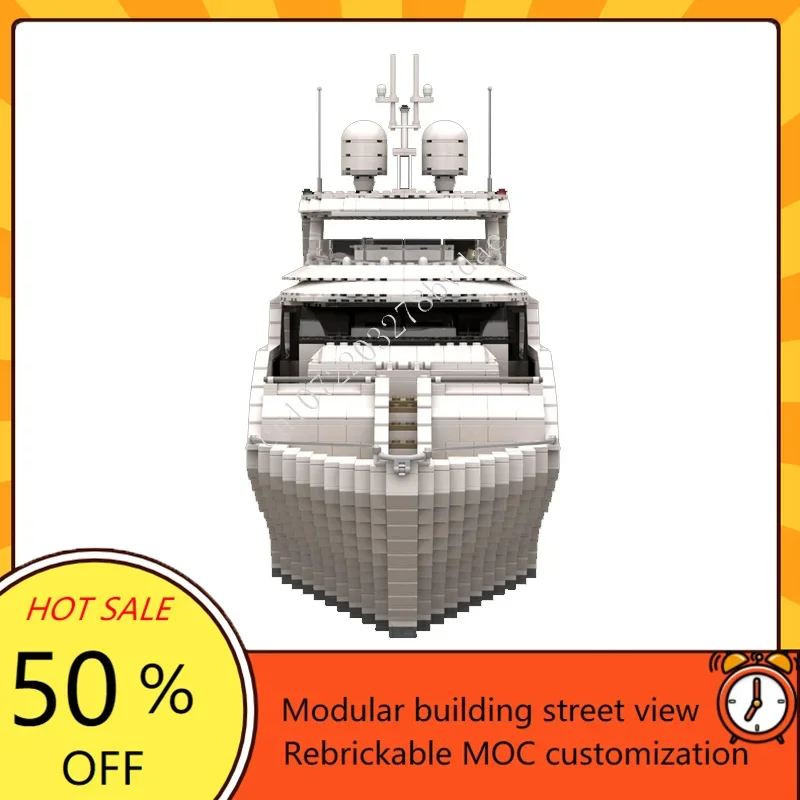 4657 шт. на заказ MOC супер ях – обзор и цена Kids Toys Xmas